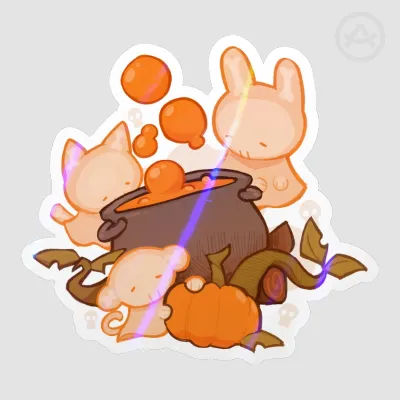 Farfadet Cauldron Party - Holo Sticker