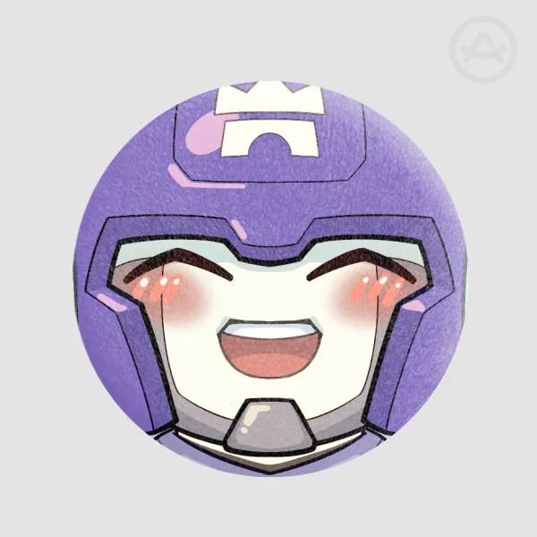 Preview Linky Cheeks Plush Badge