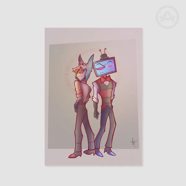Alastor & Vox "Comic Series" Print