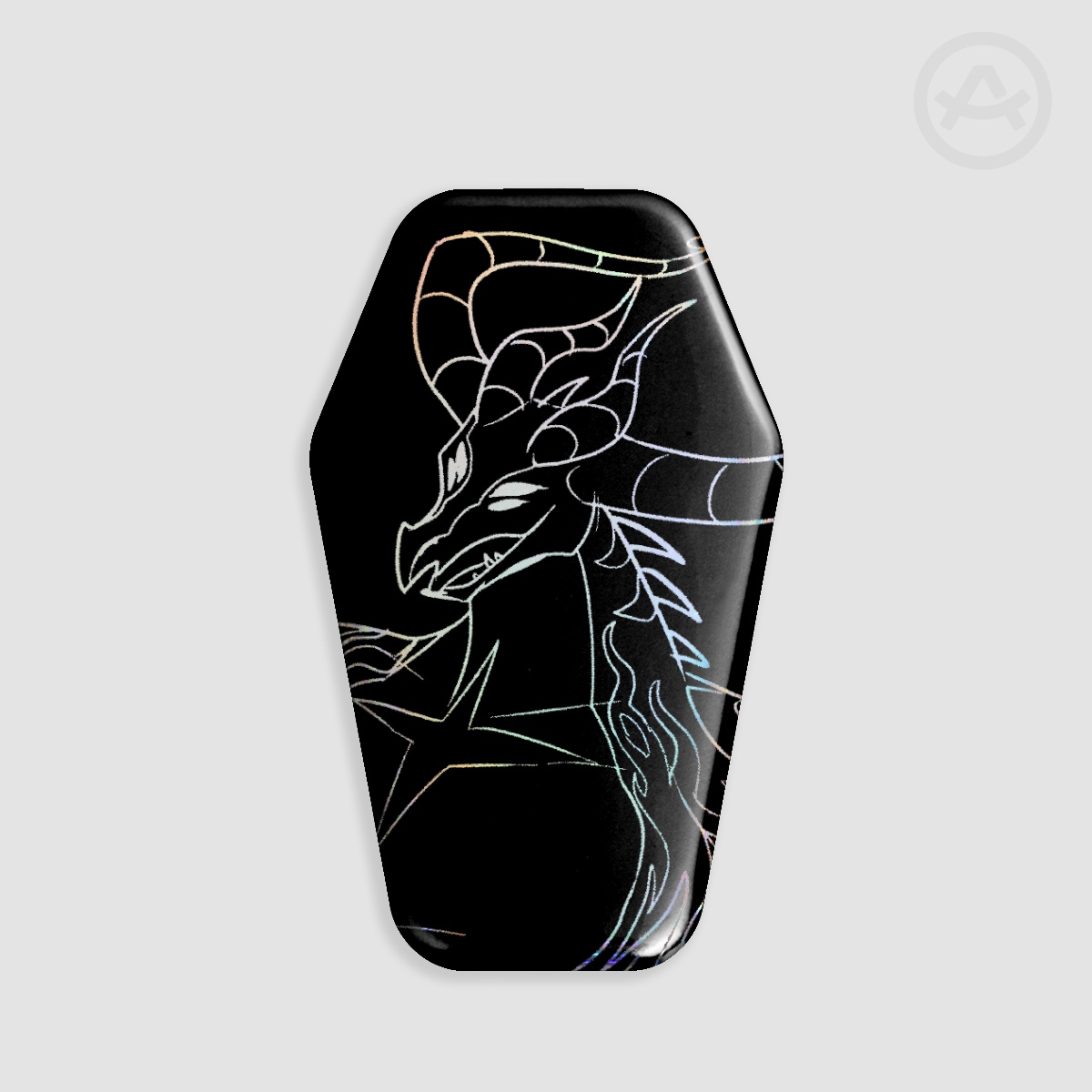 Satan Coffin Badge Halloween Hellacollab Bundle Special