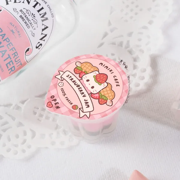Mimiki's Strawberry Jam - Jelly Keychain