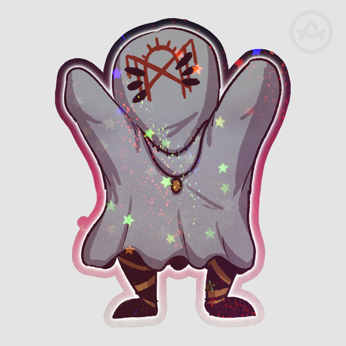 Head Coin Boo-Cadia Sticker