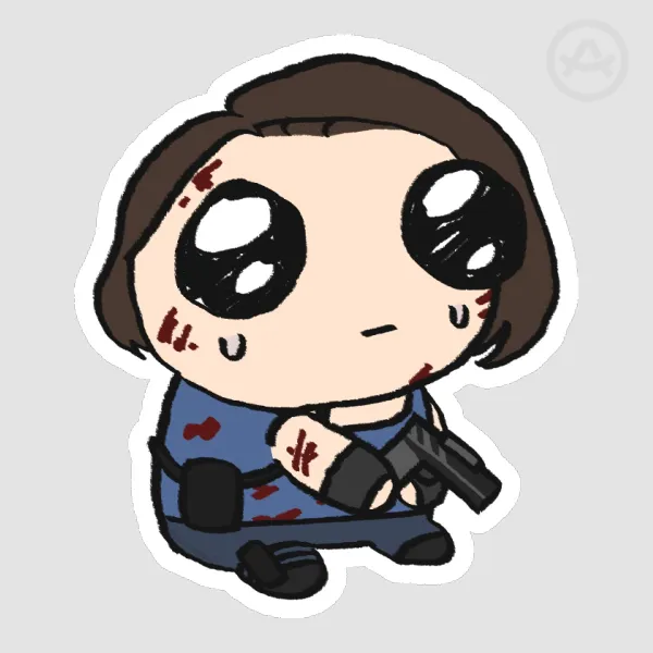 Jill Valentine “Jillling” Sticker- Resident Evil