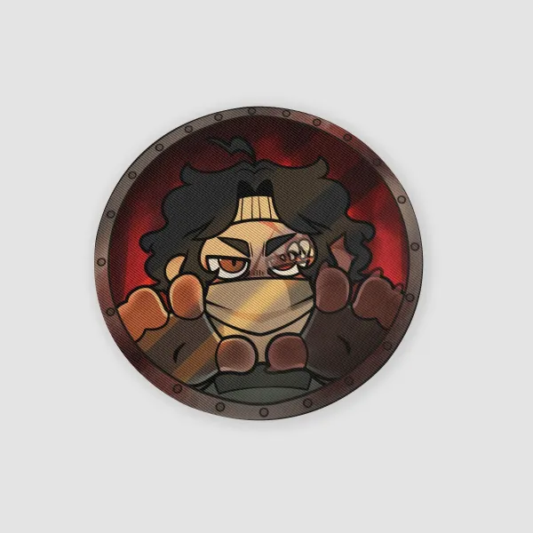 Simon Lenticular Round Badge