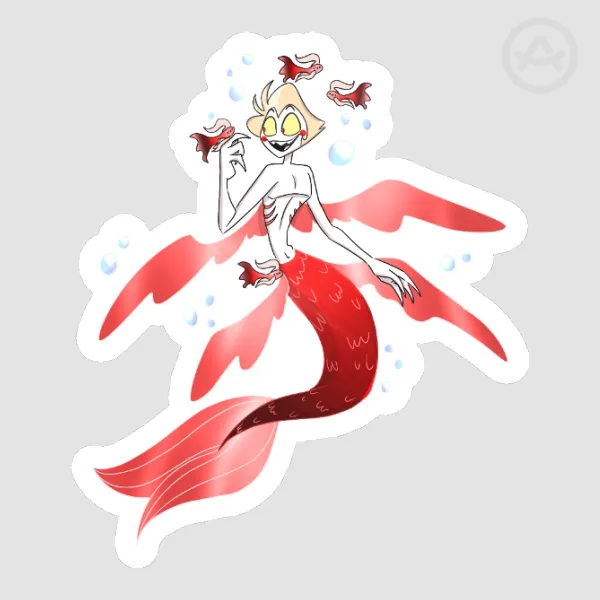 Merman Lucifer Sticker