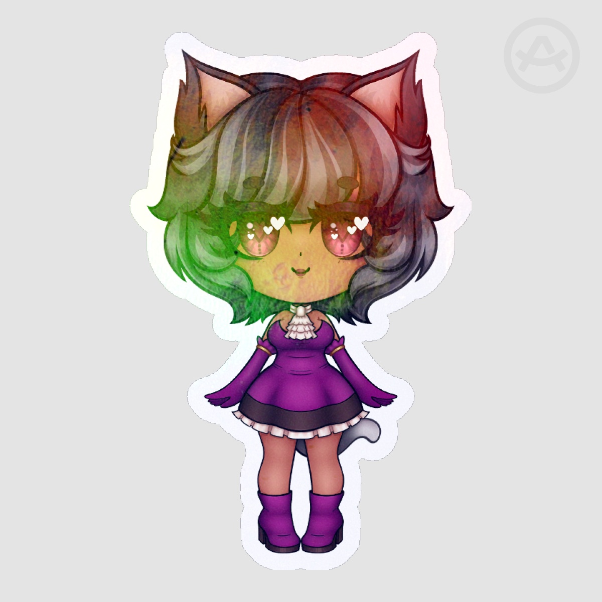 Chibi Hunies - Beli Halloween Holo Sticker