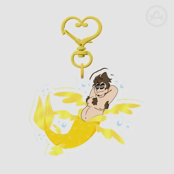 Merman Adam Keychain