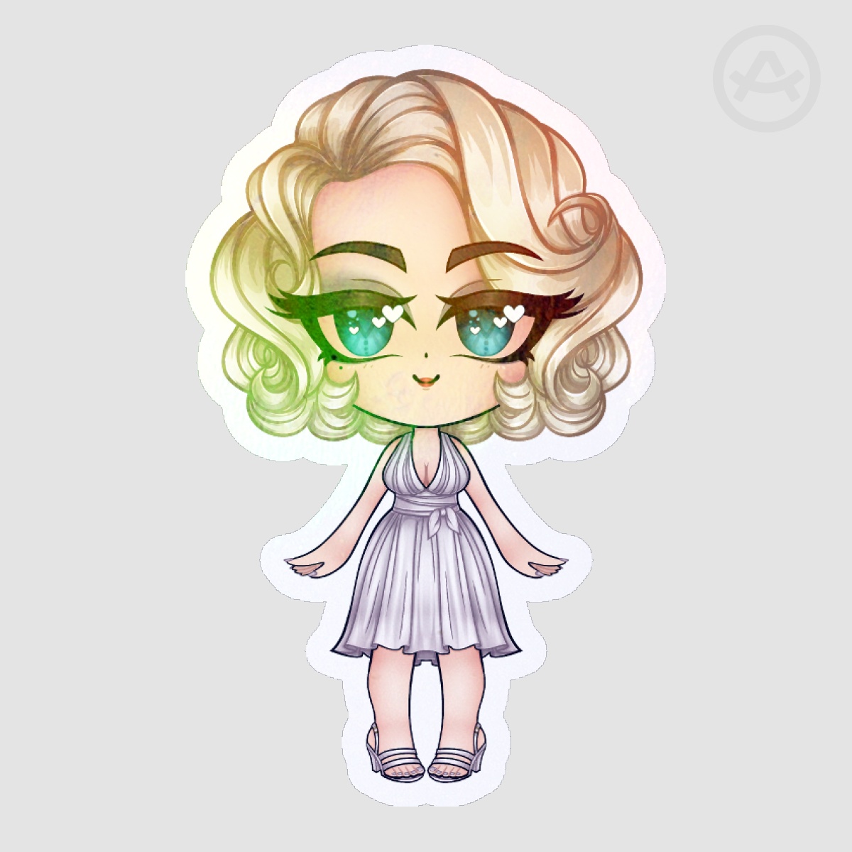 Chibi Hunies - Polly Halloween Holo Sticker