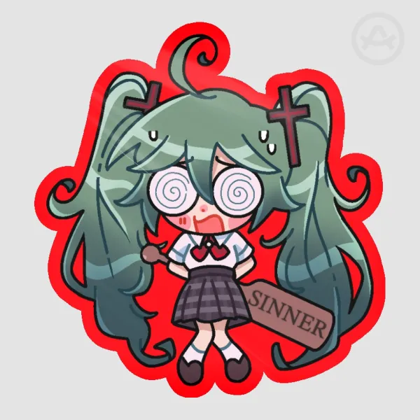 Miku Rotten Girl Sticker