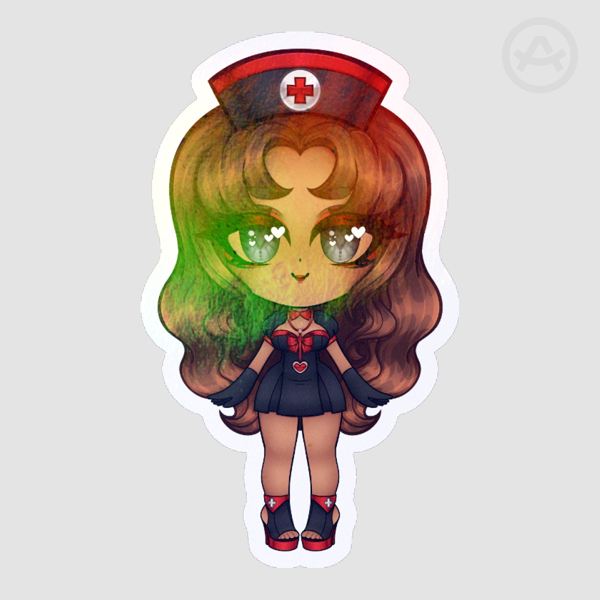 Chibi Hunies - Lola Halloween Holo Sticker