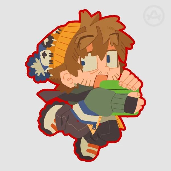 bryan hodukavich sticker [ RESIDENT EVIL ]