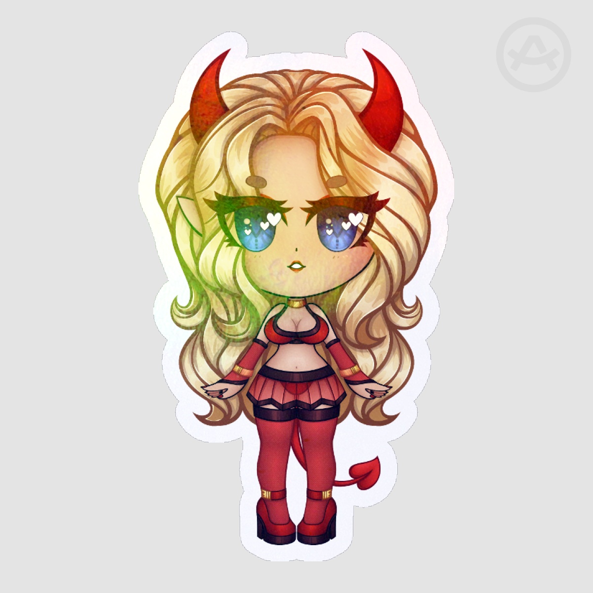 Chibi Hunies - Jessie Halloween Holo Sticker