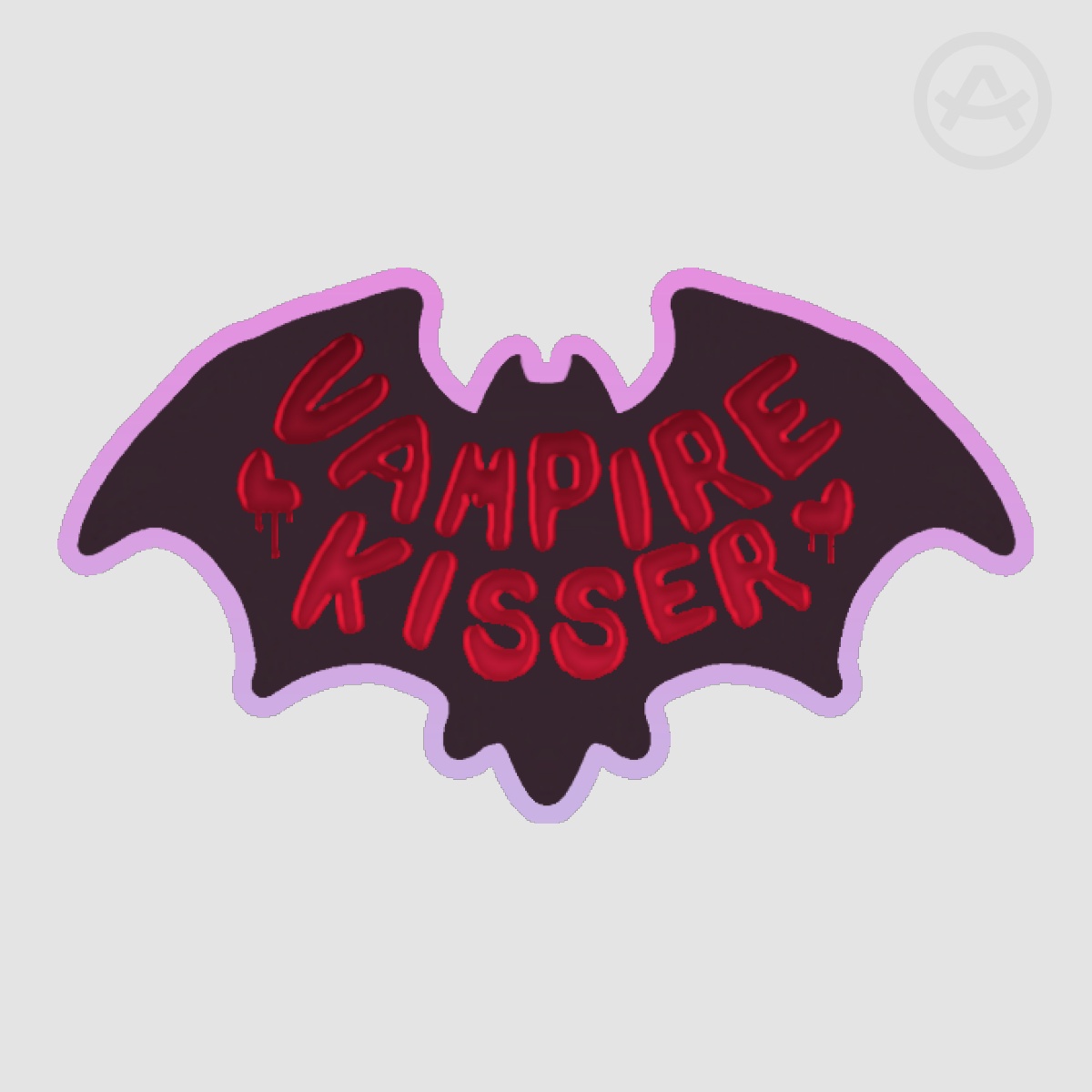 Vampire Kisser Foil Sticker