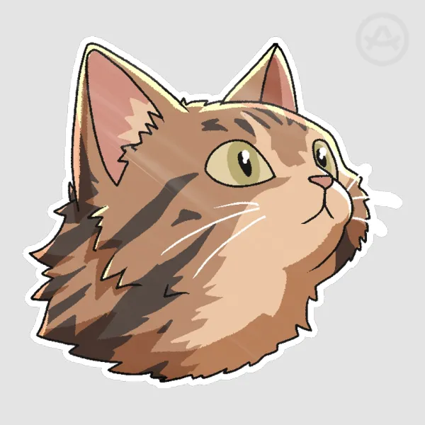 Ume - Colored Edge Die Cut Stickers