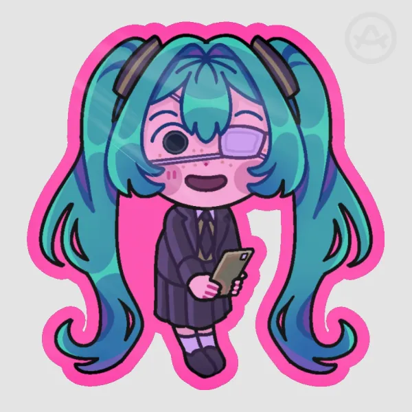 Miku Monitoring Sticker