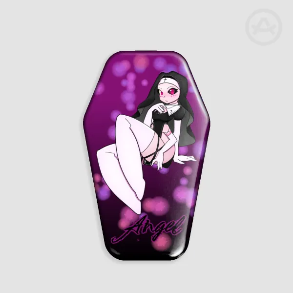 Angel Dust Halloween Holographic Badge