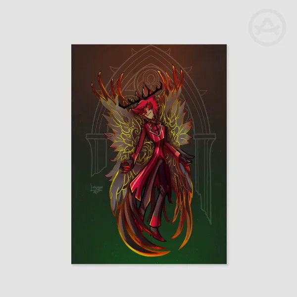 Alastor "Unclip My Wings" Print