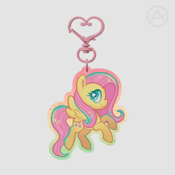 Cute Fluttershy keychain