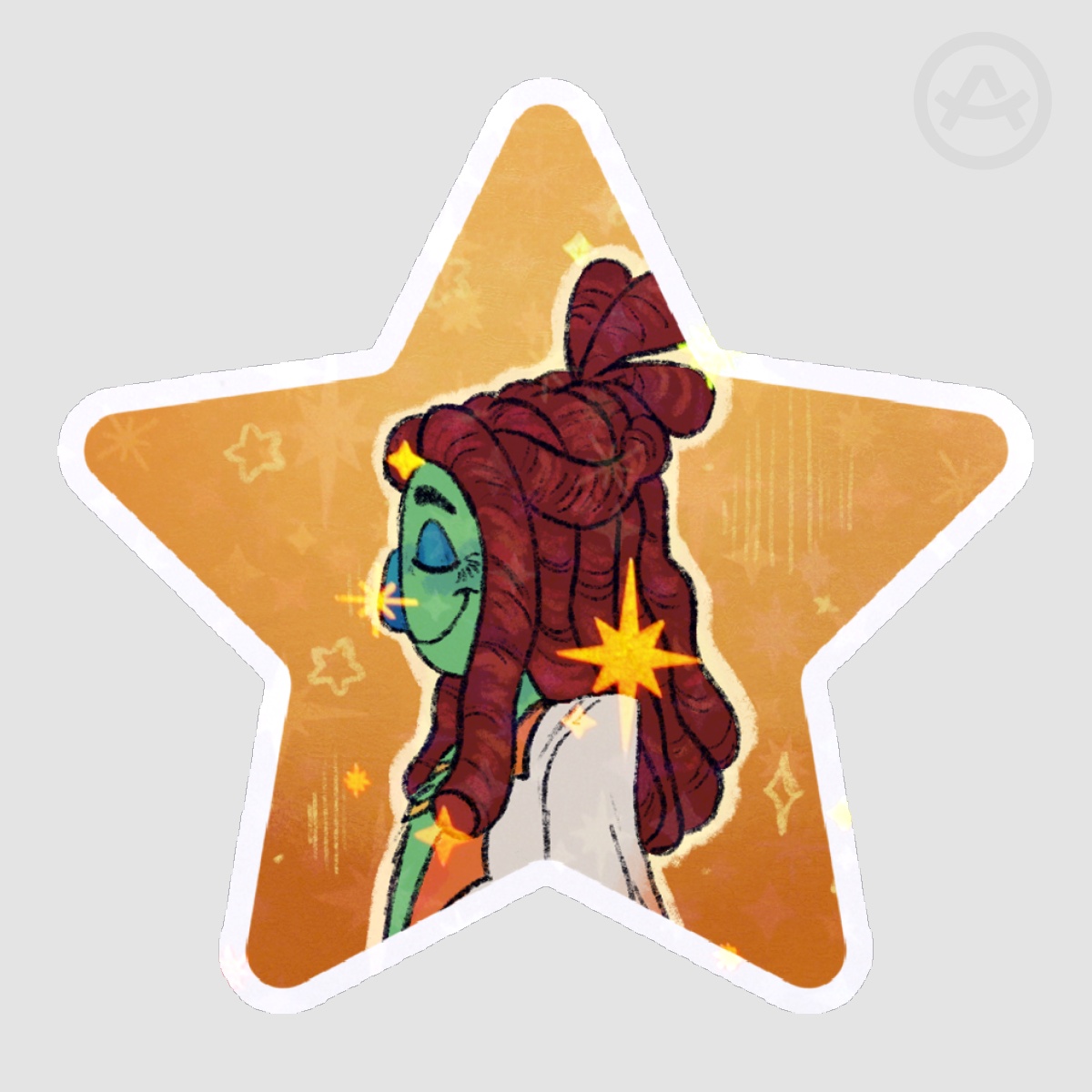 Andre Star Sticker