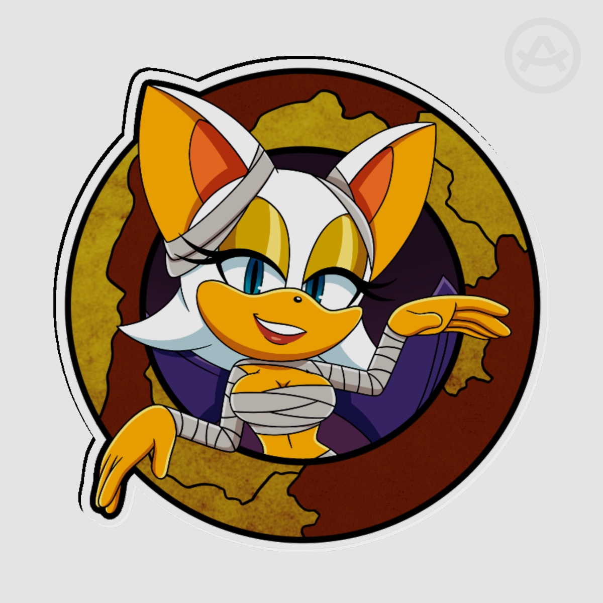Mummy Rouge - Acrylic Pin