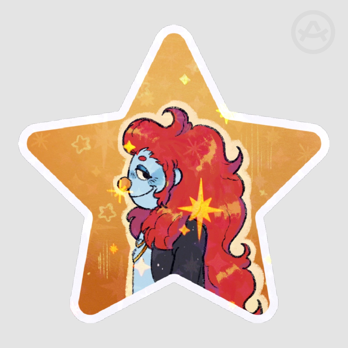 Rocky Star Sticker