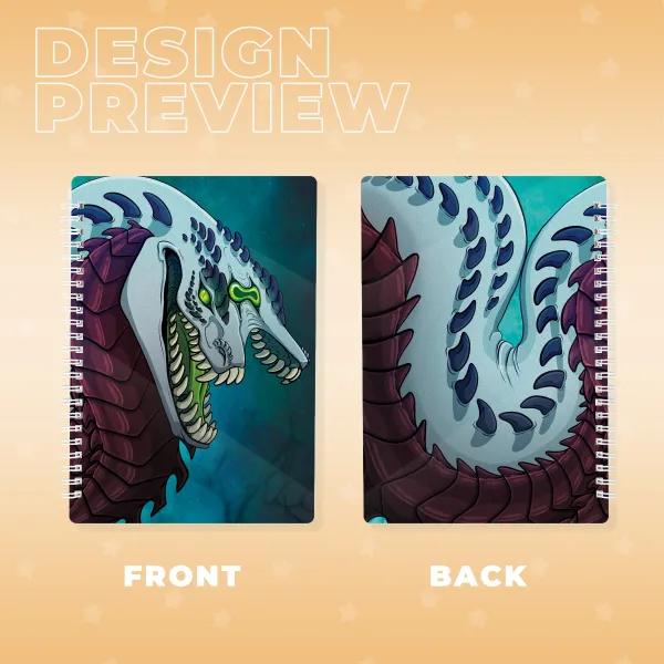 Mutant Dragon Spiral Notebook