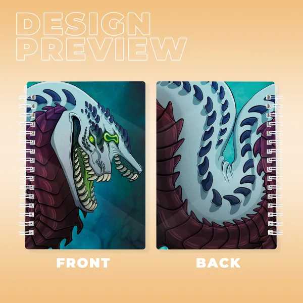 Mutant Dragon Spiral Notebook