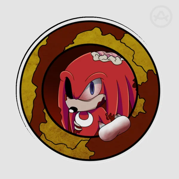 Zombie Knuckles - Acrylic Pin