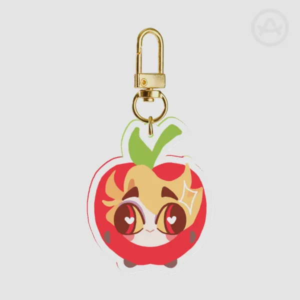 Lucifer Apple Keychain | Hazbin Hotel