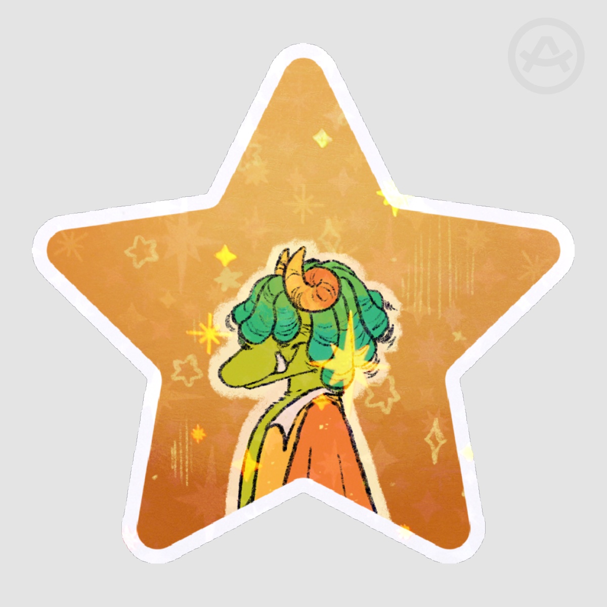Reggie Star Sticker