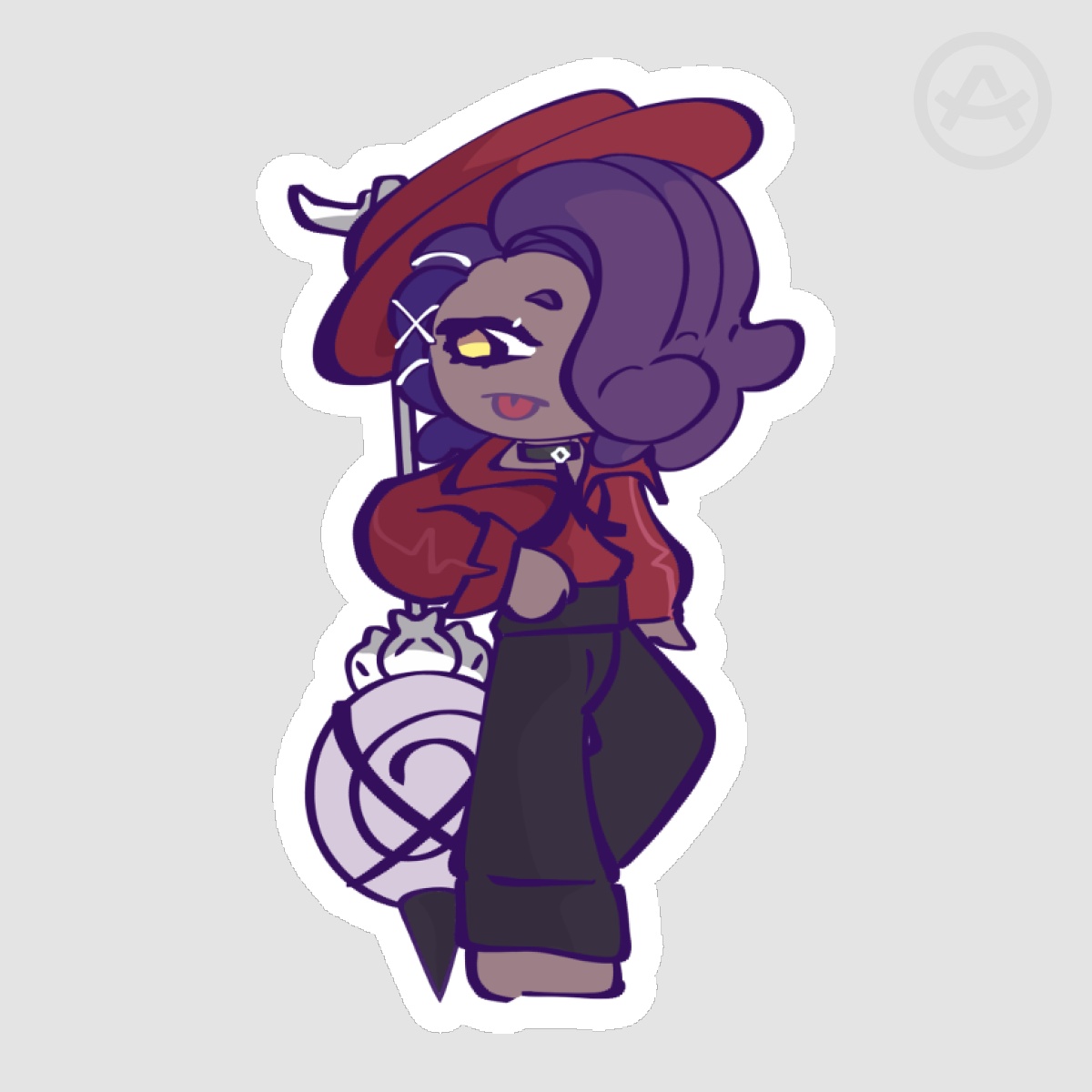 Licorish Colored Edge Die Cut Stickers
