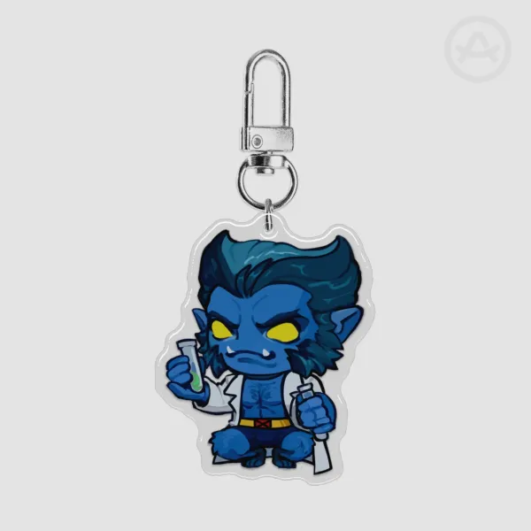 Beast/Henry "Hank" McCoy | Epoxy Clear Acrylic Keychains
