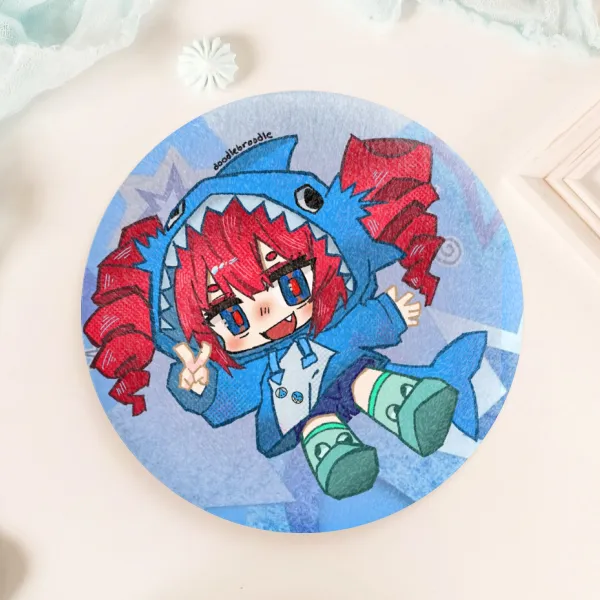 Shark Teto Plush Badge 🦈 / Vocaloid