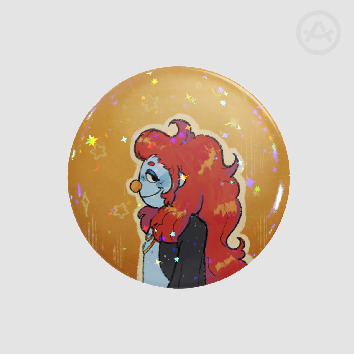 Rocky Button Pin