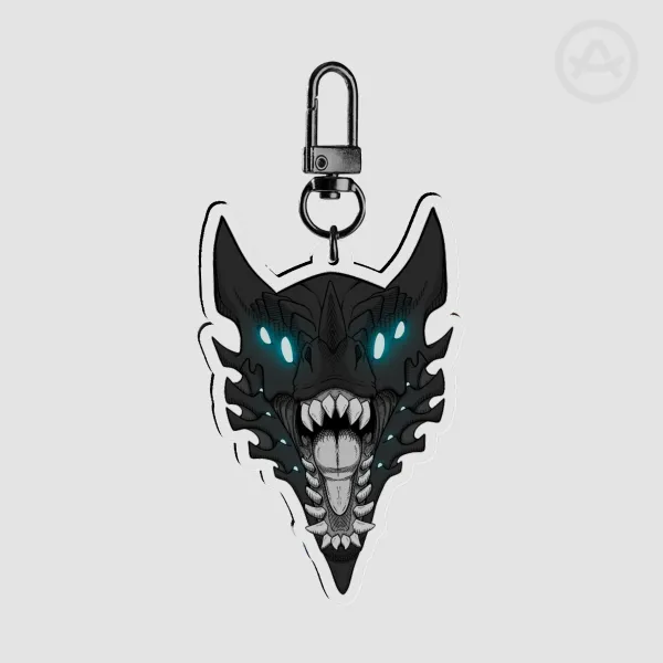 Monotone Megaplorex Acrylic Keychains