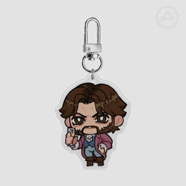 Mastermind/Jason Wyngarde | Epoxy Clear Acrylic Keychains