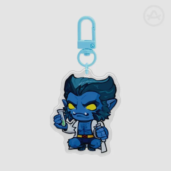Beast/Henry "Hank" McCoy | Epoxy Clear Acrylic Keychains