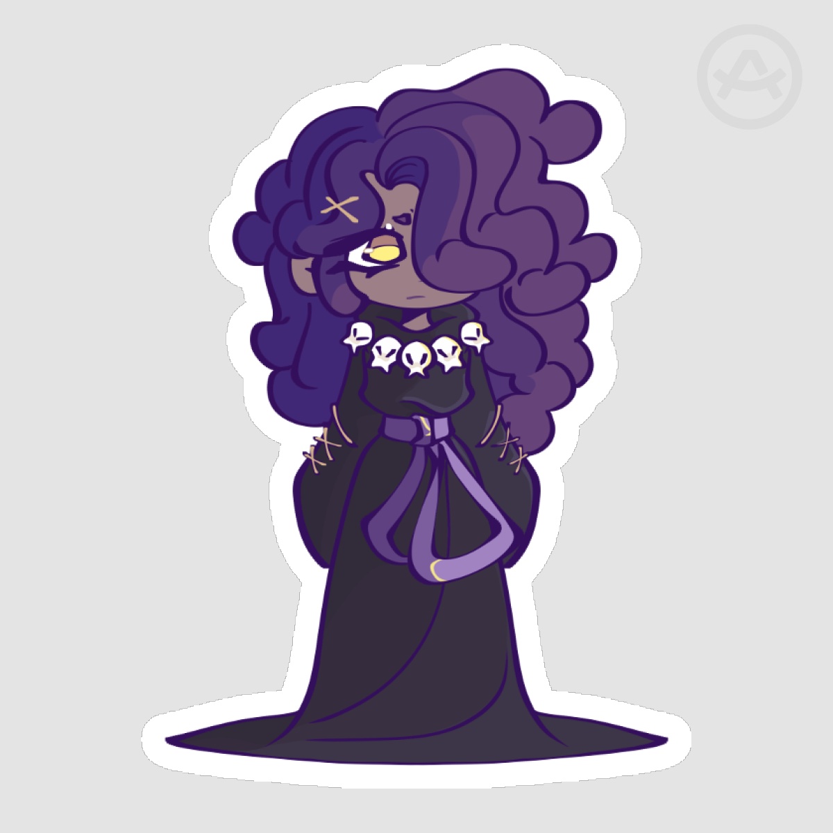 Cookie Colored Edge Die Cut Stickers