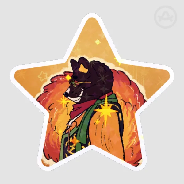 Tom Star Sticker