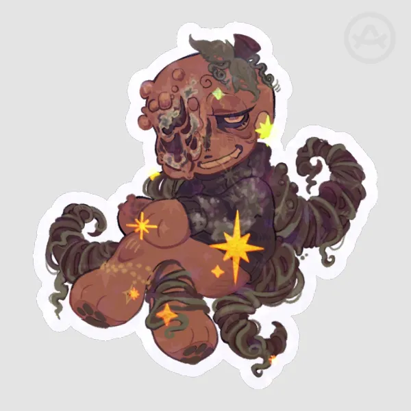 Nightmare sans sticker | Fall edition