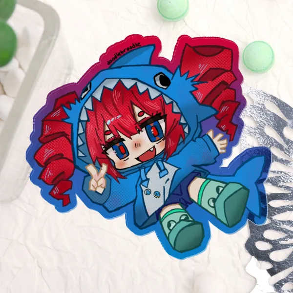Shark Teto Acrylic Pins 🦈 / Vocaloid