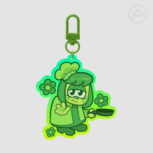 Green Flower Deltarune - Keychain