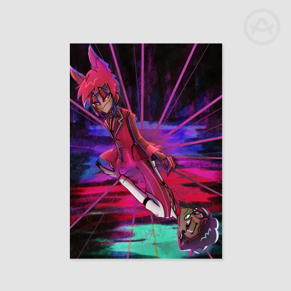 Alastor & Human Alastor "Hexagons" Print