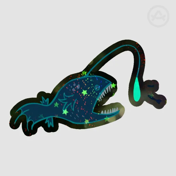 Simple Anglerfish Sticker