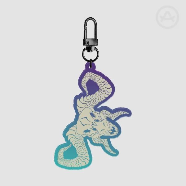 Dragon Skull Acrylic Keychains
