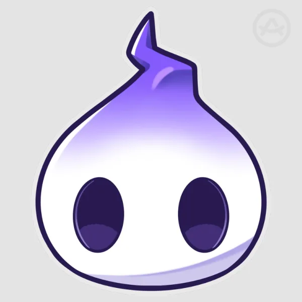 Spirit Chao Head Clear PET Vinyl Die Cut Stickers