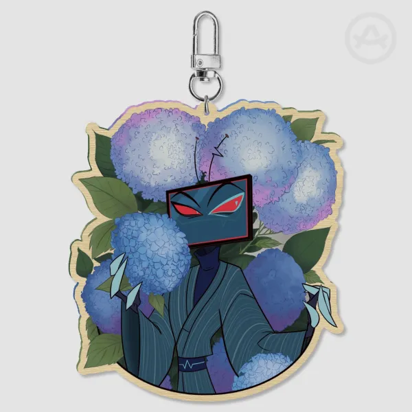 Vox Bouquet Wood Keychain