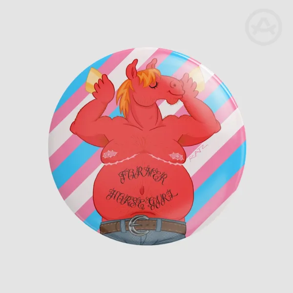 Former HorseGirl Badge (Big Mac version)