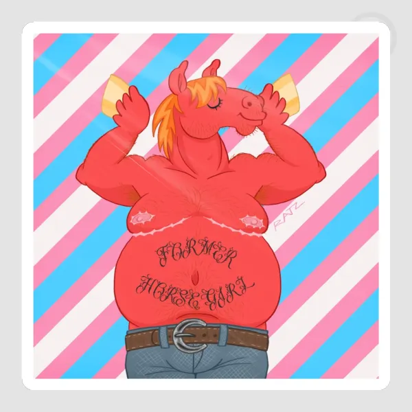 Former Horse Girl Sticker (Big Mac)