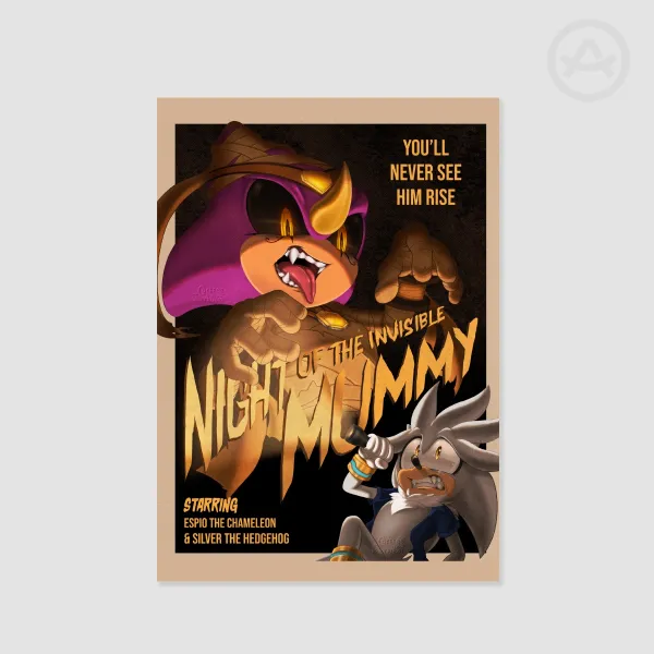 Night of the Mummy Poster Print
